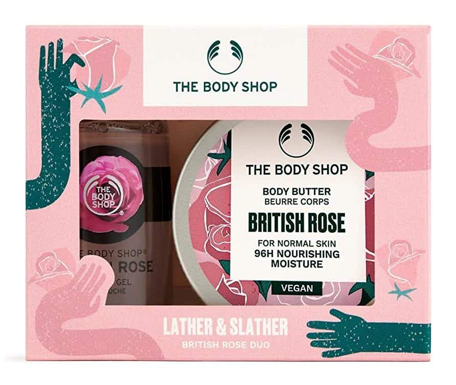 A british rose The Body Shop duo set.