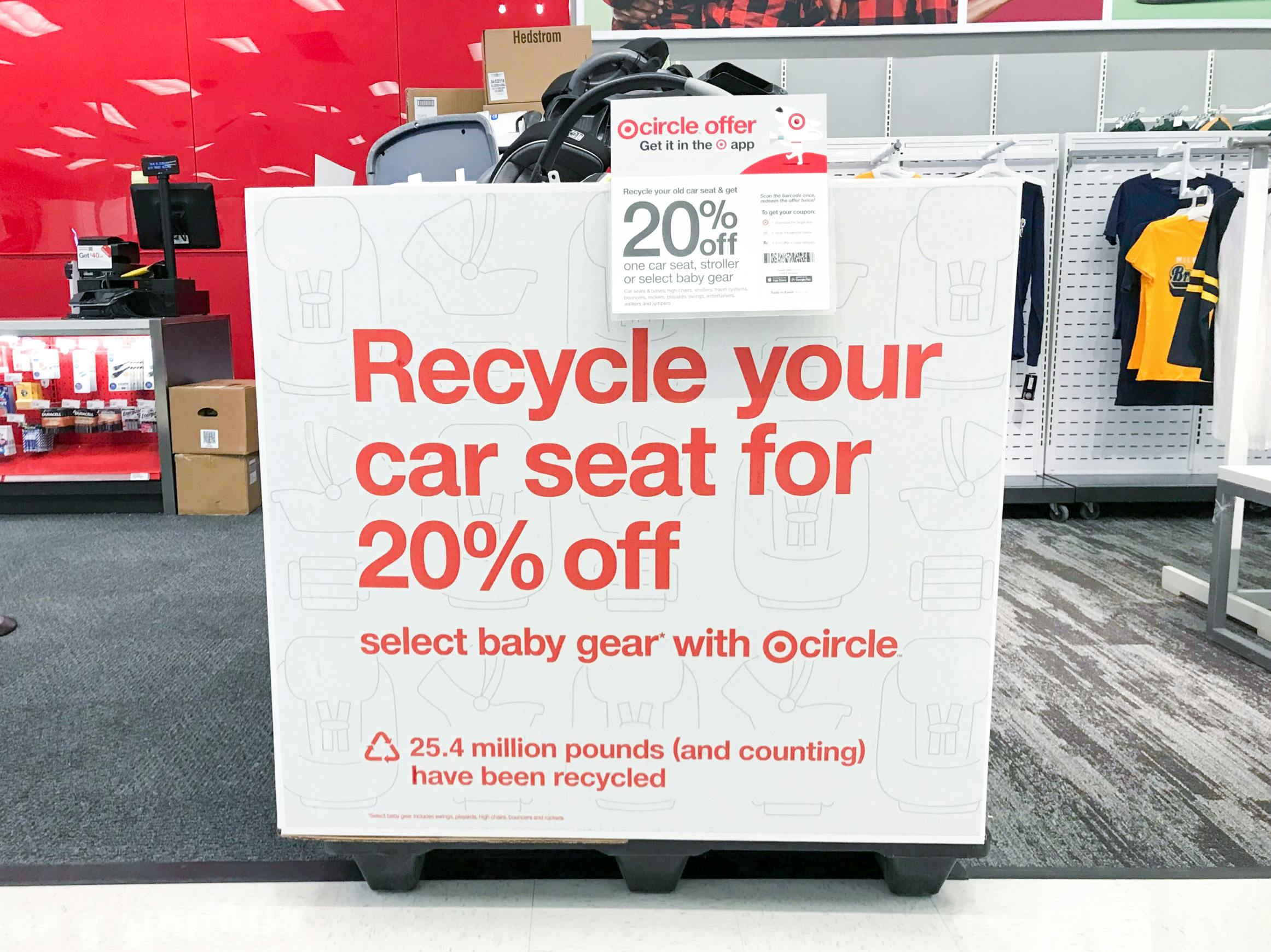 target child seat trade in