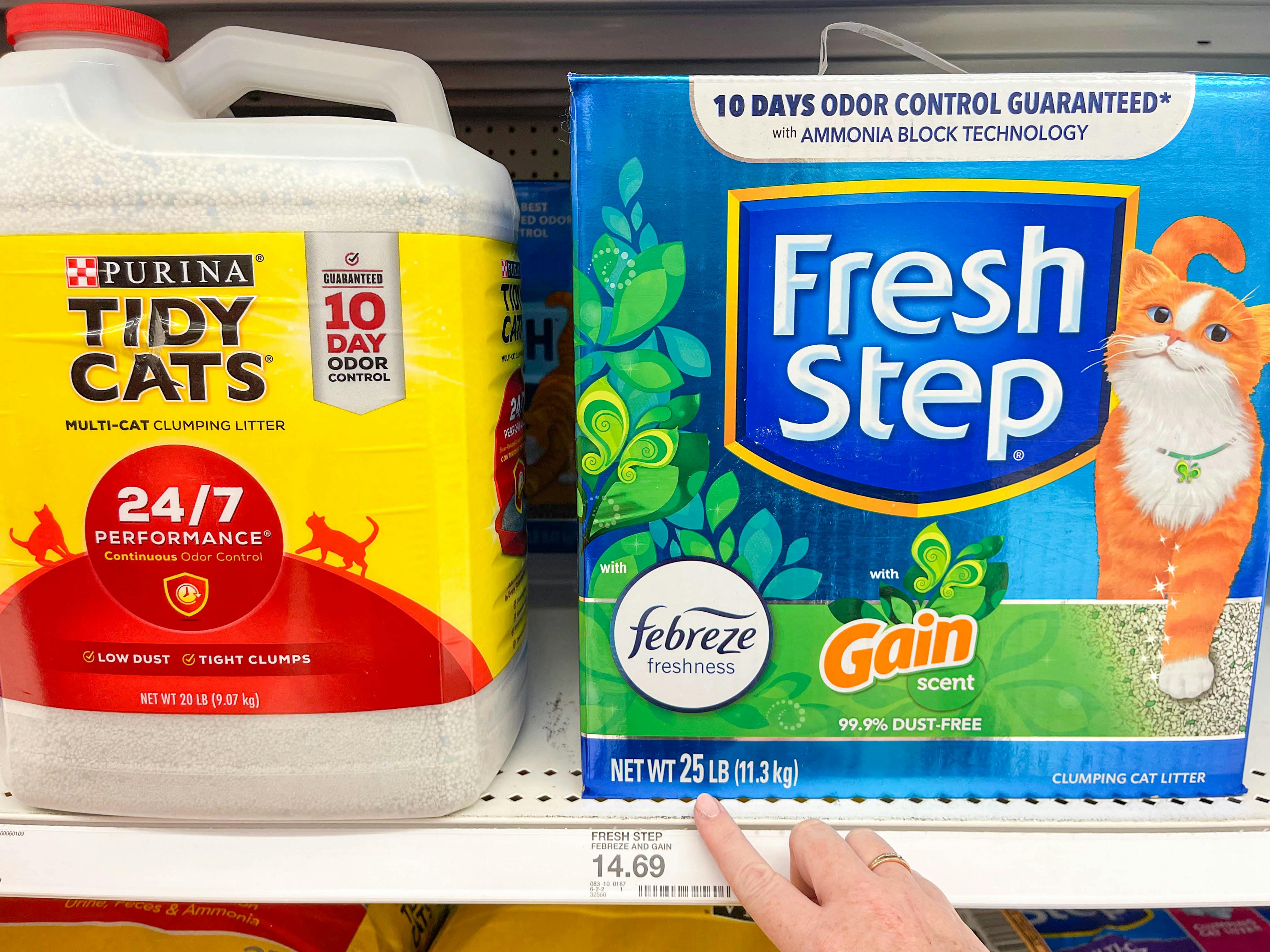 fresh step cat litter dollar general