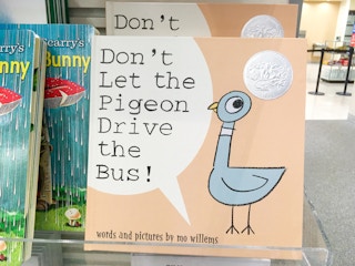 mo willems kohl's cares book on shelf