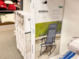antigravity chair in box at store