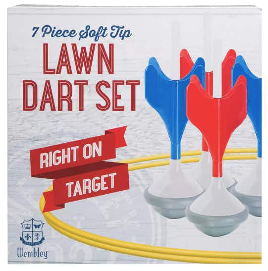 Wembley 7-piece Soft Tip Lawn Dart Set