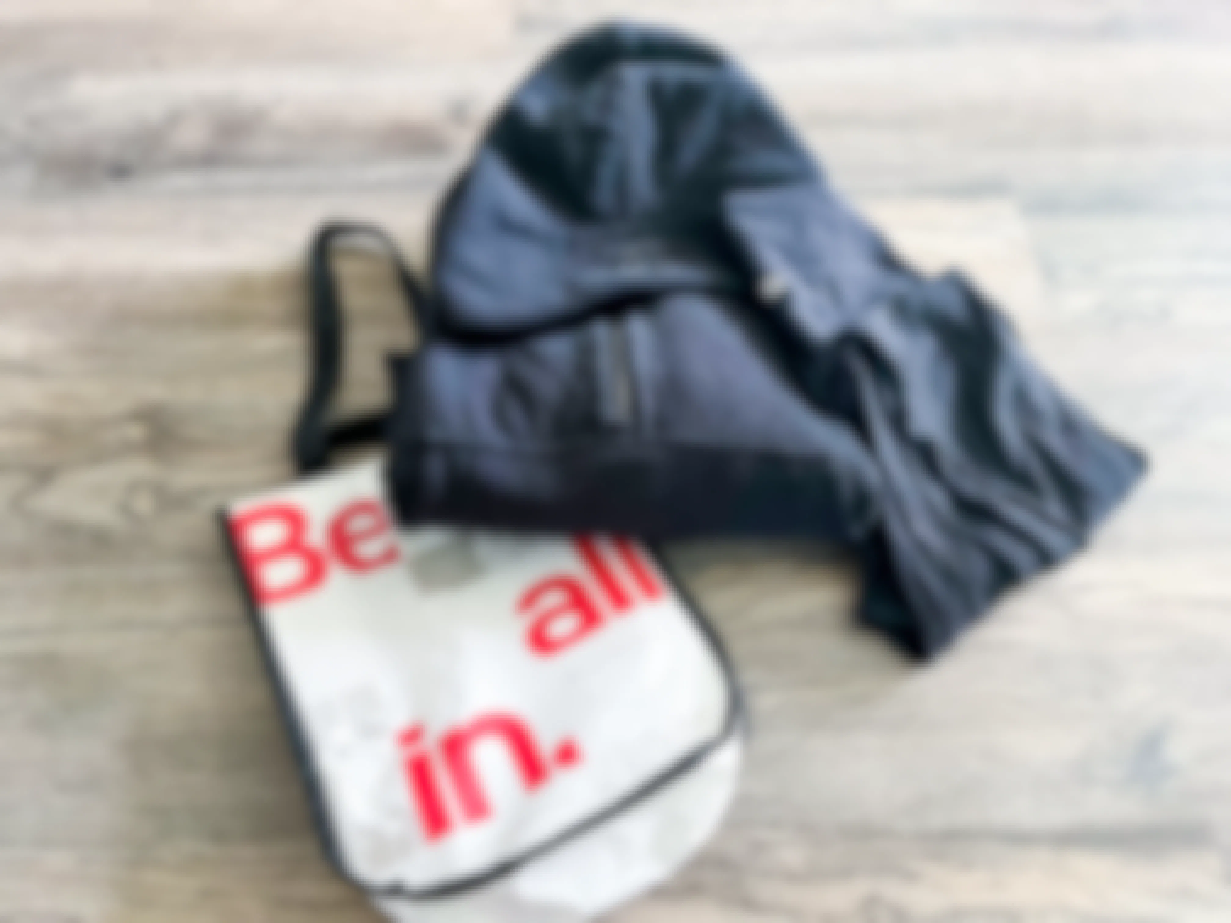 A Lululemon bag and hoodie 