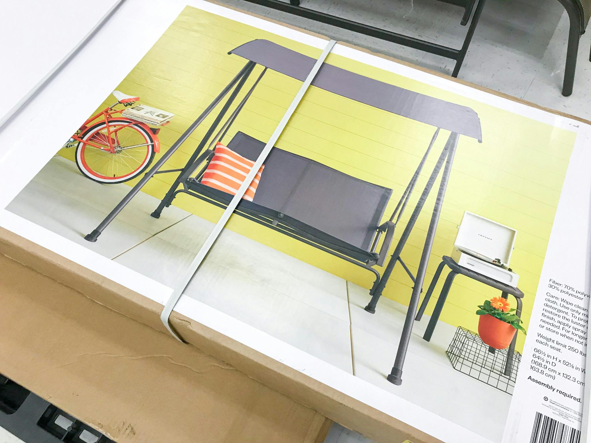 Patio Swing, Only 96.42 at Target The Krazy Coupon Lady