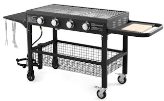 Rolling 4-Burner Propane Gas Grill