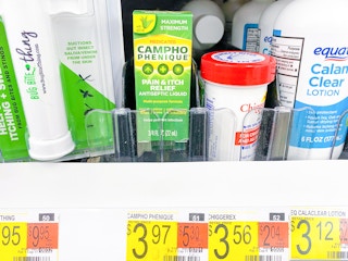walmart campho phenique on shelf