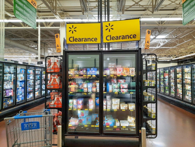 Ice Cream Clearance at Walmart