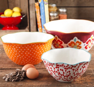 walmart pioneer woman 3 piece flea market scalloped bowl set 2022 1651078002 1651078002