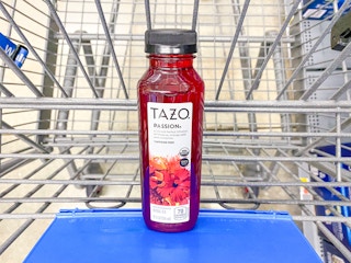 Tazo Passion Tea in Walmart shopping cart