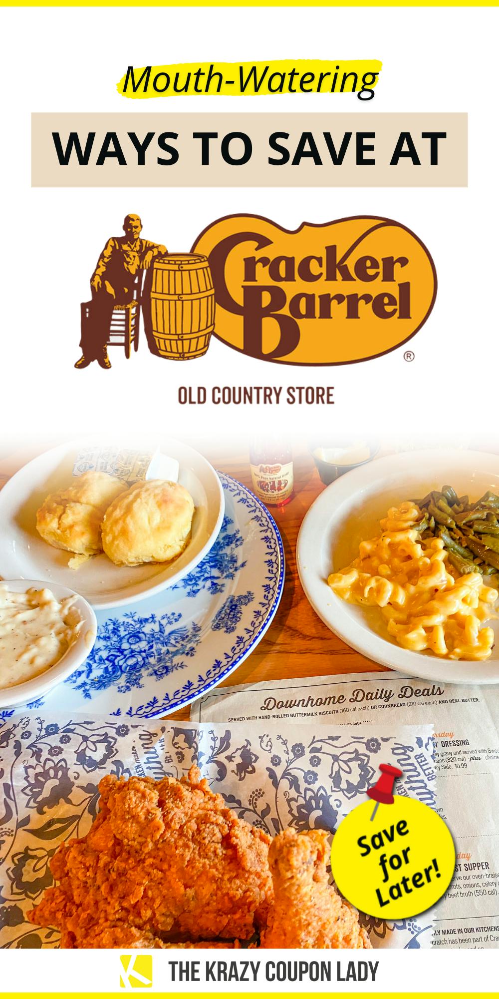 22 Mouth-Watering Ways to Save on the Cracker Barrel Menu