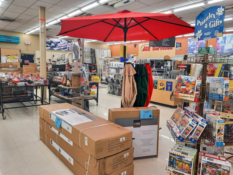 Living Accents 9-Foot Umbrella at Ace Hardware