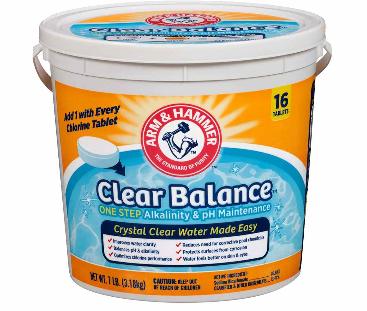 Arm & Hammer Clear Balance Swimming Pool Maintenance Tablets