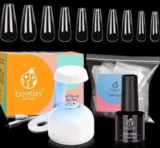 Beetles Nail Tips and Glue Gel Nail Kit