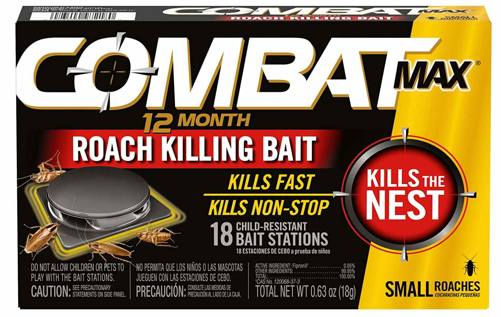 Combat Max 12-Month Roach Killing Bait