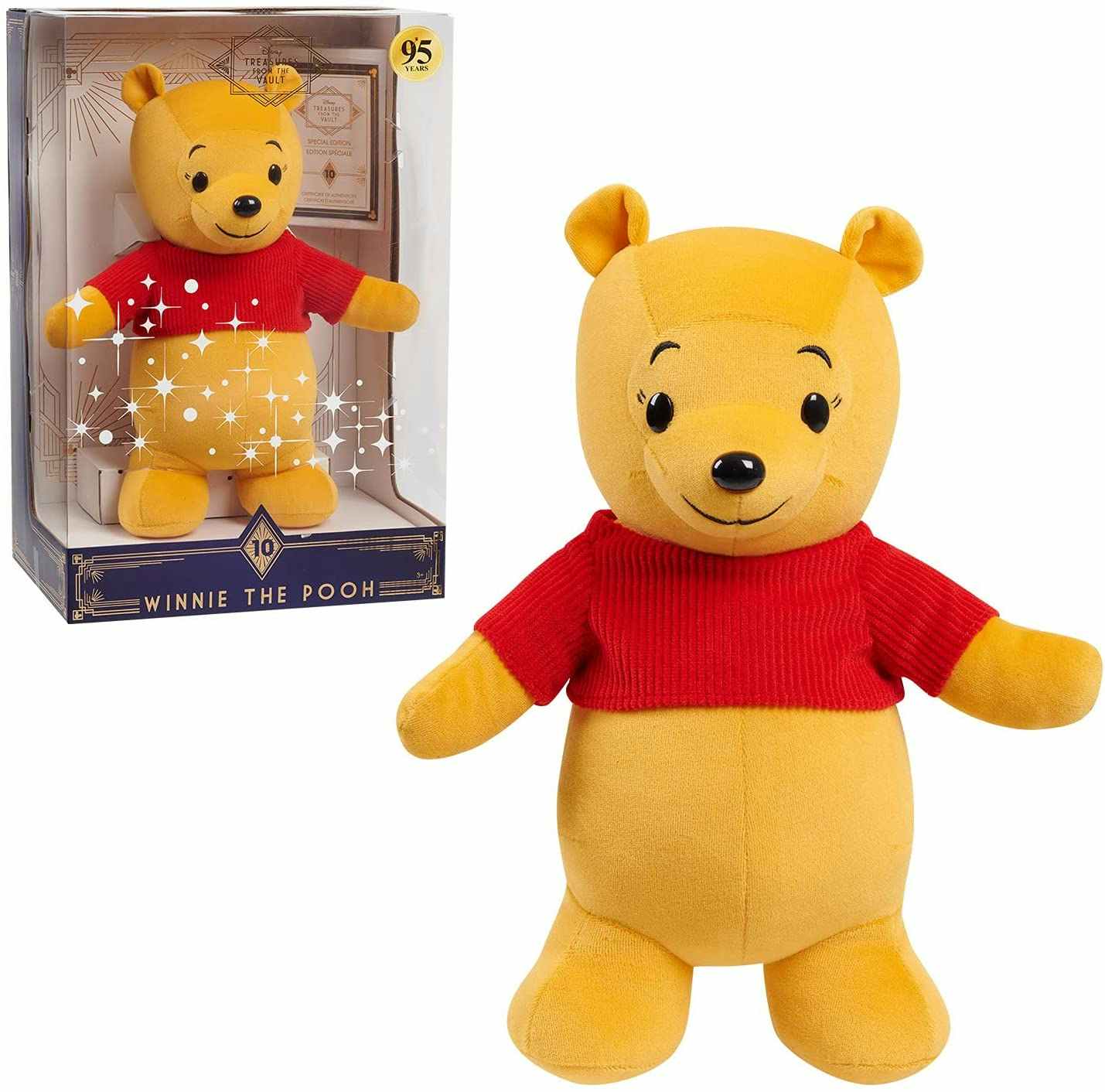 A Winnie the Pooh Disney plush.