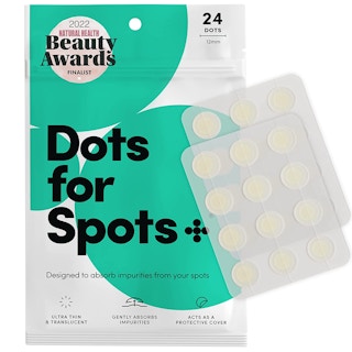 A set of 24 Dots for Spots acne patches.