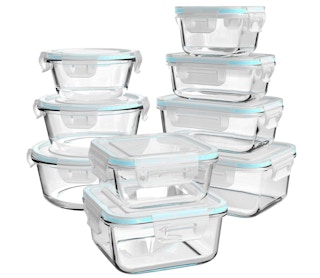 Glass Food Storage Container Set