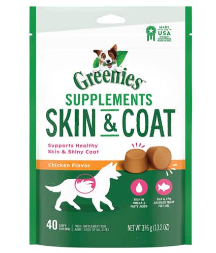 Greenies Skin & Coat Food Supplements