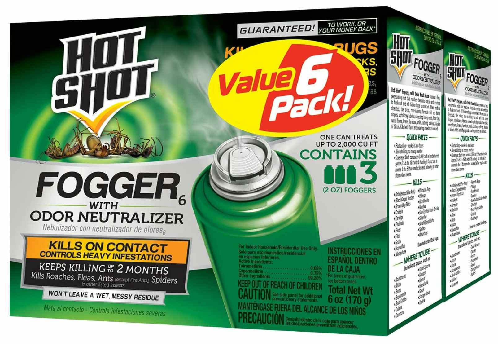 Hot Shot Fogger with Odor Neutralizer