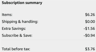 amazon vets joint supplement 2022 cart screenshot 1653417663 1653417664 425x233