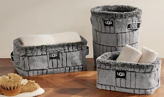 UGG basket stock image