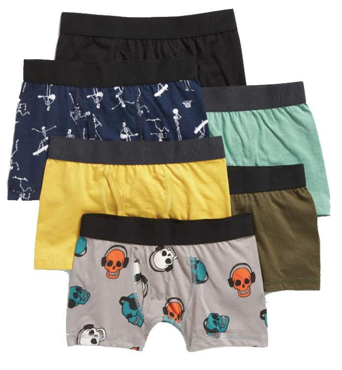 boys underewear 6-pack stock image 2022