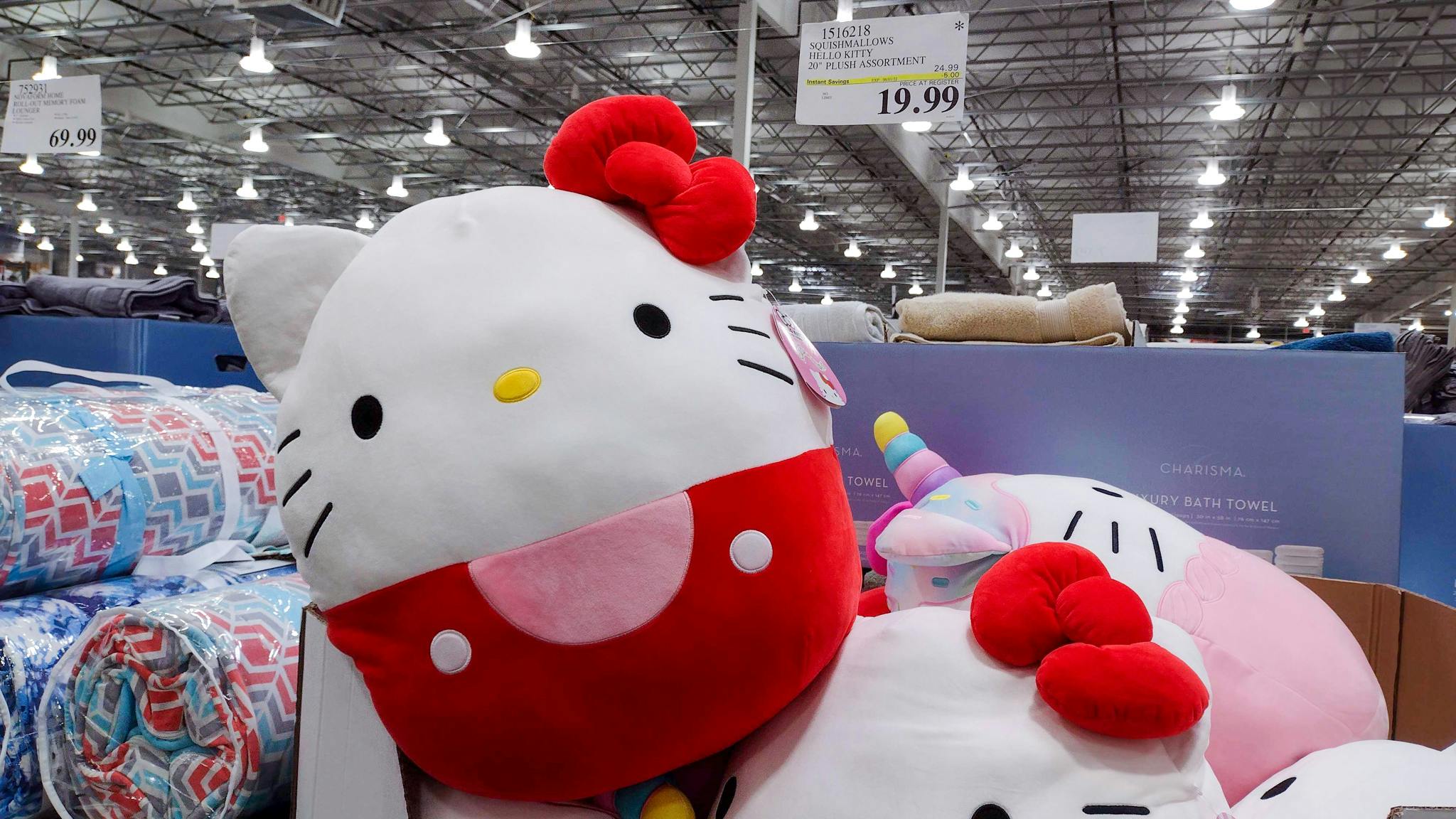 red hello kitty squishmallow