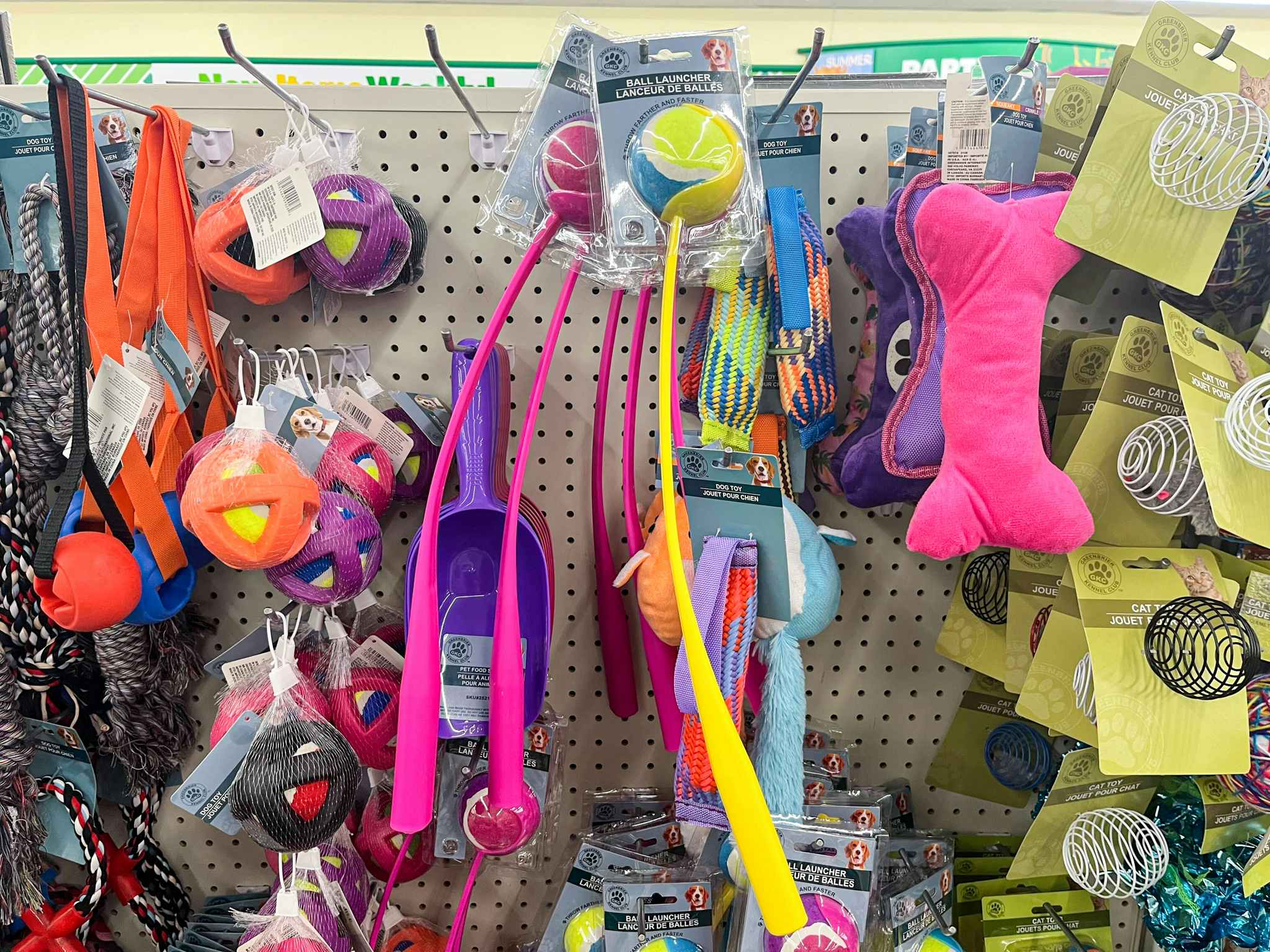 Greenbrier Kennel Club Ball Launcher With Ball dog toy at Dollar Tree