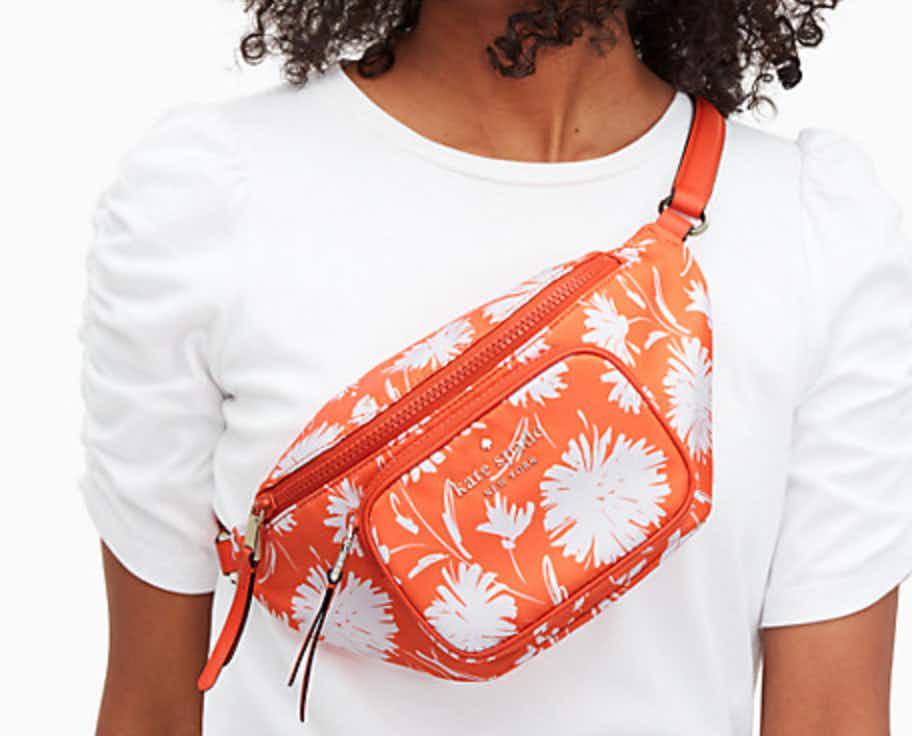 Kate Spade Orange Crossbody Fanny Pack Bag