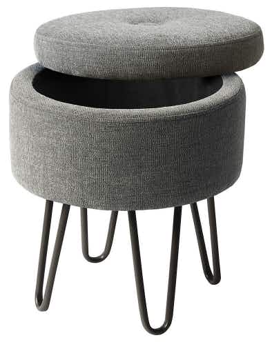 Madison Park Daisy Storage Ottoman