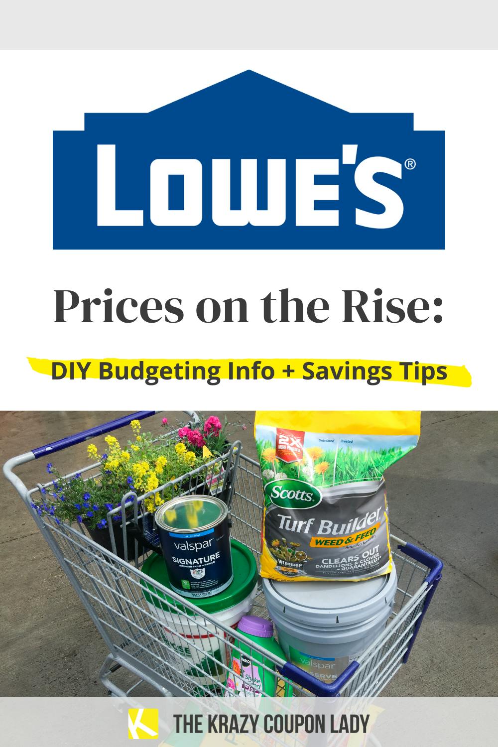 Lowe's Raising Prices: DIY Projects Will Cost You More This Year