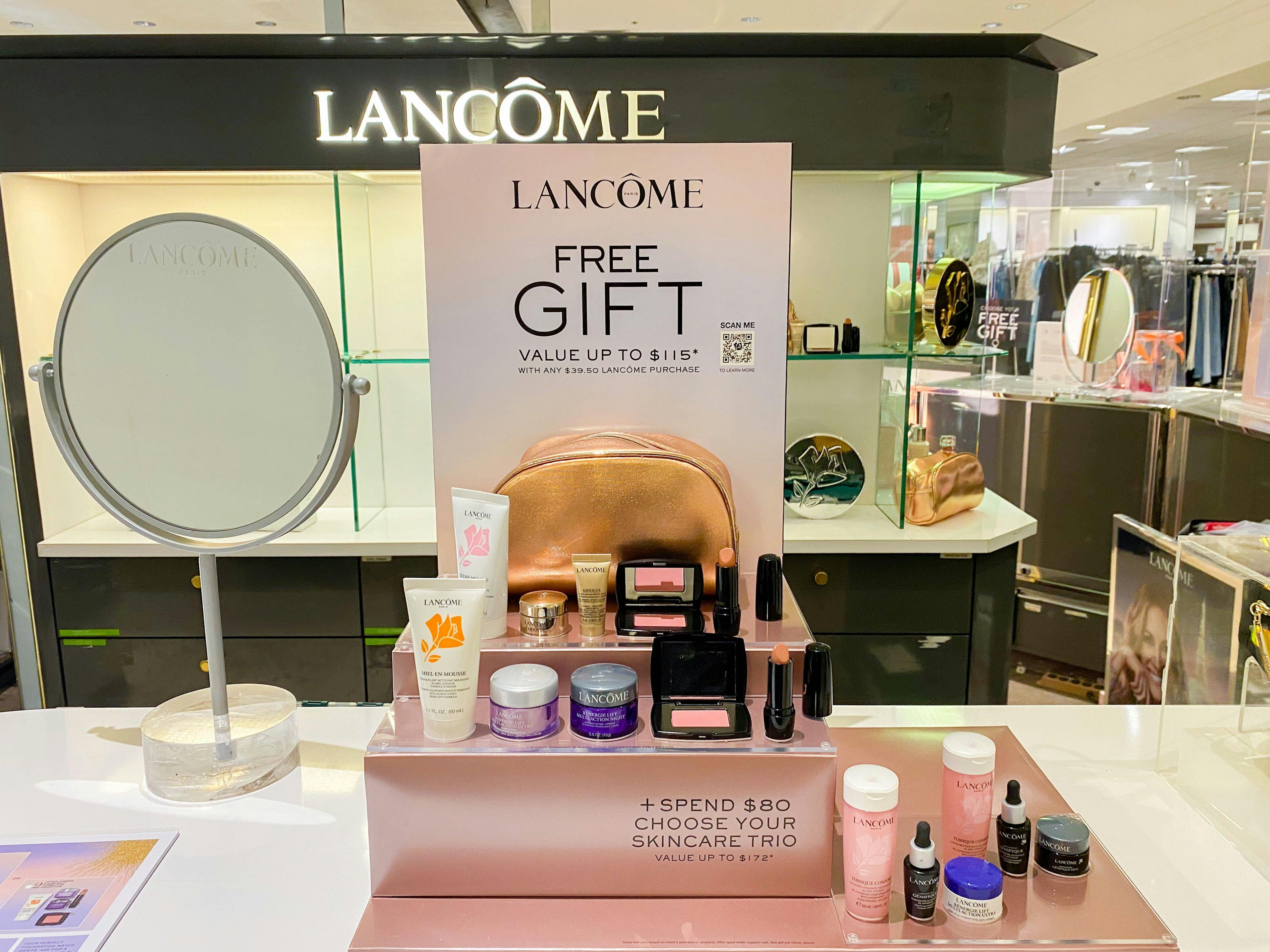 lancome free gift set