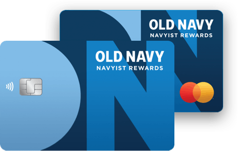A graphic of an Old Navy credit card.