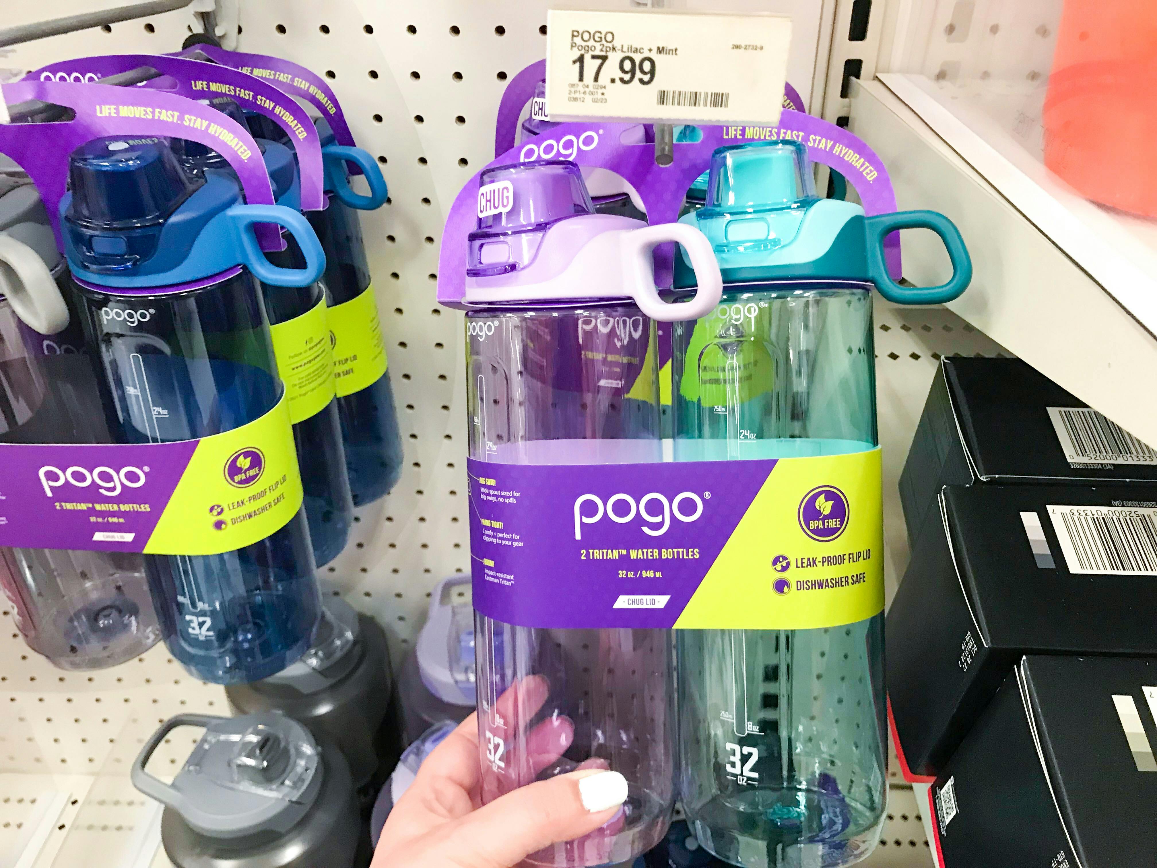 Pogo Tritan 32Ounce Water Bottles, Only 6.41 Each at Target The