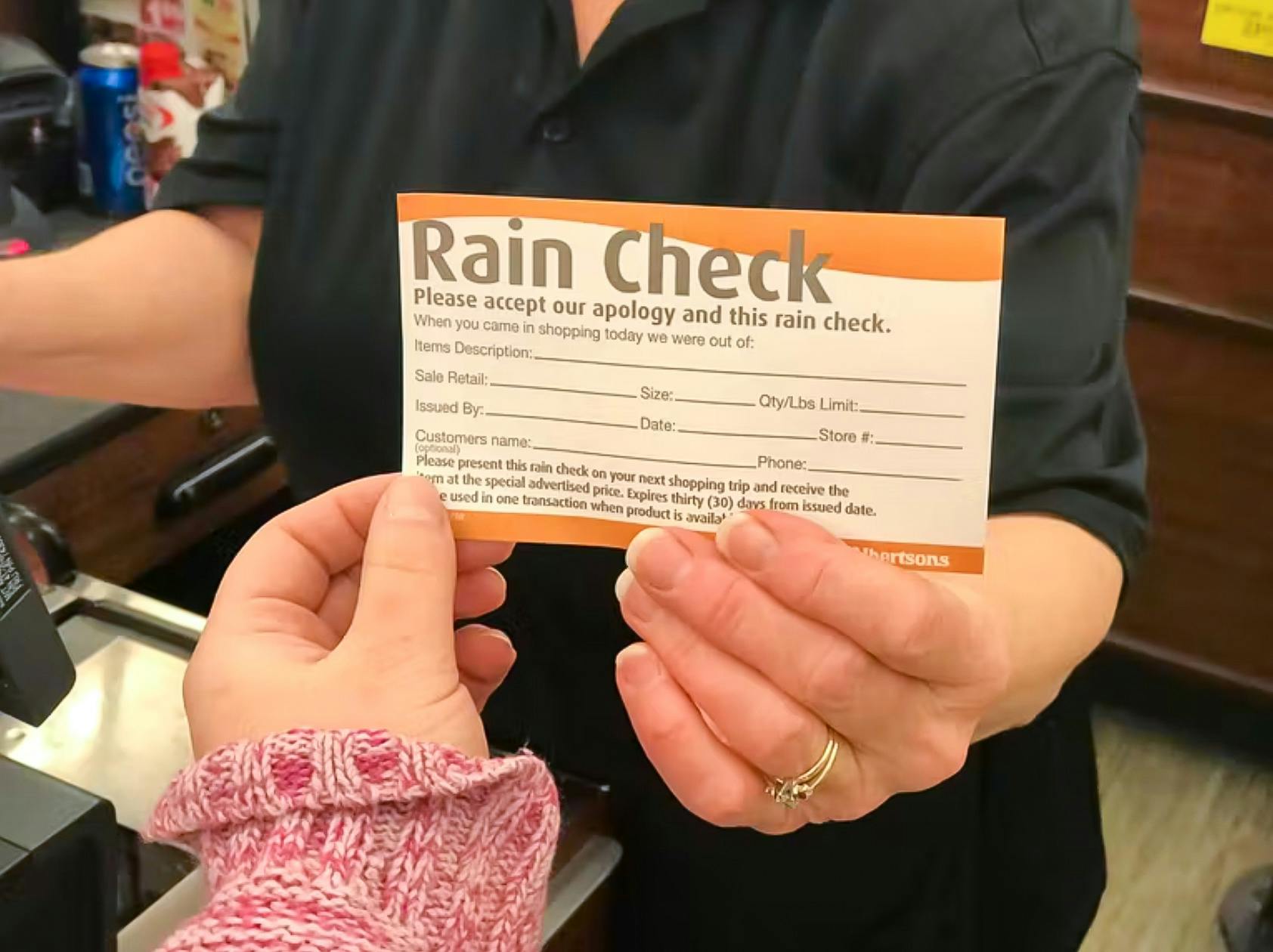Your Ultimate Guide to Rainchecks: What They Are and How to Use Them ...