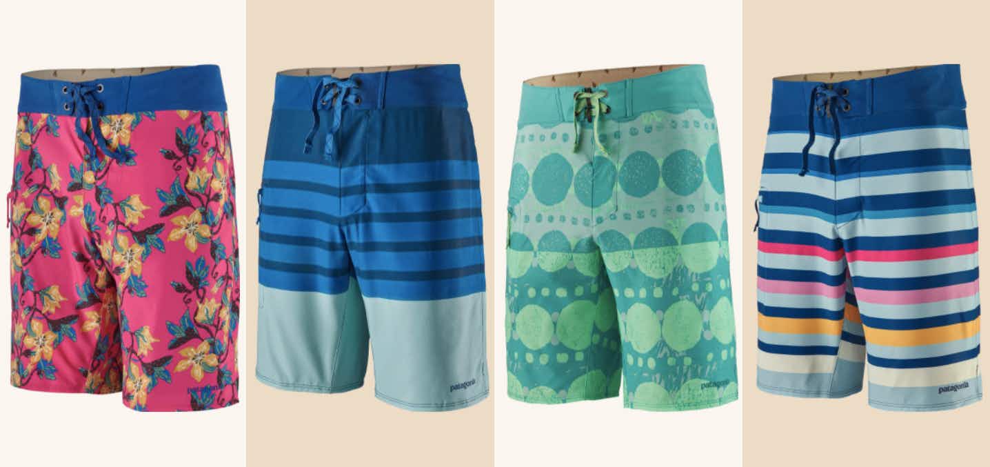 rei patagonia swim trunks stock image collage 2022