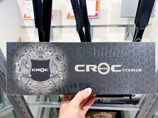 croc box being held in store