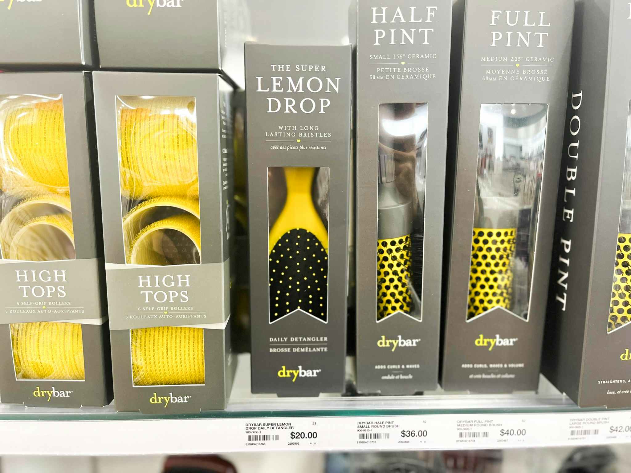 ulta lemon drop brush in store on shelf