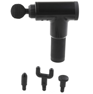 until gone Deep Tissue Massage Gun with Interchangeable Heads stock image 2022