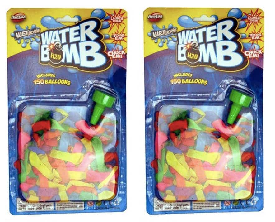 until gone H2O Water Bomb 150-Count Balloons with Hose Nozzle (2-Pack) stock image 2022