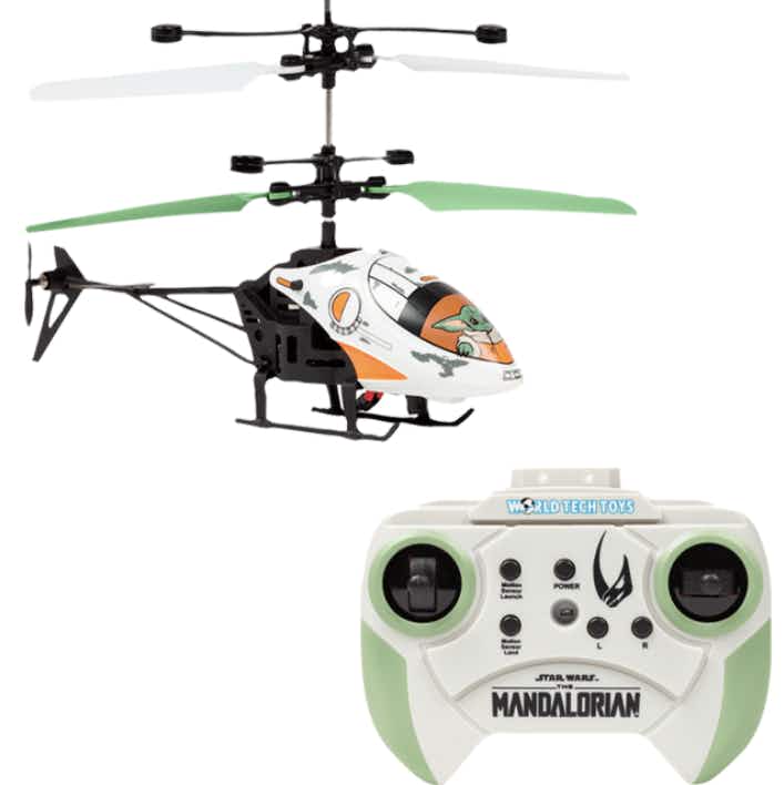 until gone Star Wars The Mandalorian Baby Yoda RC Helicopter stock image 2022