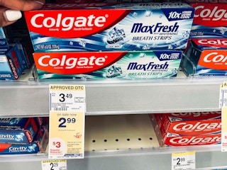 walgreens colgate max fresh toothpaste shelf tag 052322 1653310223 1653310223 scaled