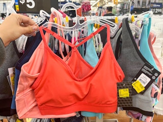 walmart avia sports bra clearance hand holding