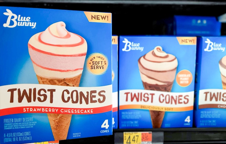 Blue Bunny Twist Cones products at Walmart