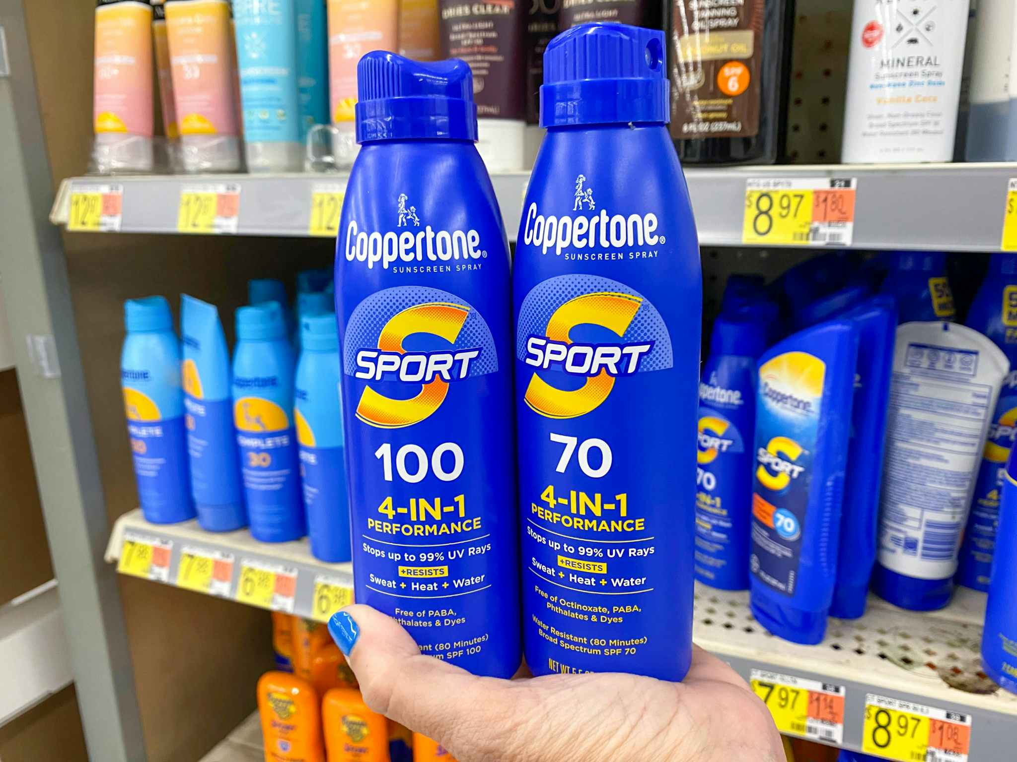 Coppertone Sport Sunscreen at Walmart