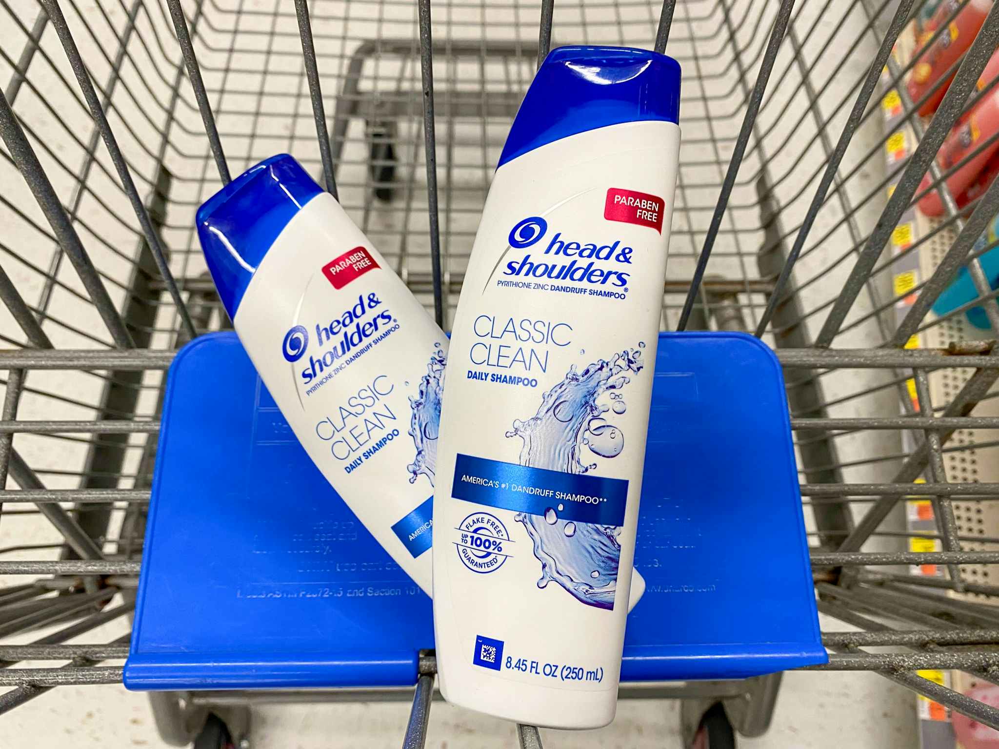 walmart head and shoulders shampoo in cart