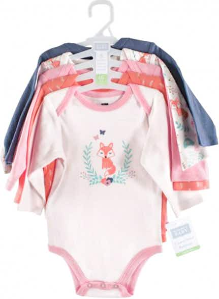 walmart-hudson-baby-5-pack-bodysuits-woodland-fox-2022