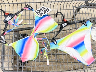 Love & Sports Bikini in Walmart shopping cart