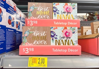 walmart mothers day clearance best mom ever sign on shelf
