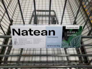 walmart natean toothpaste in cart
